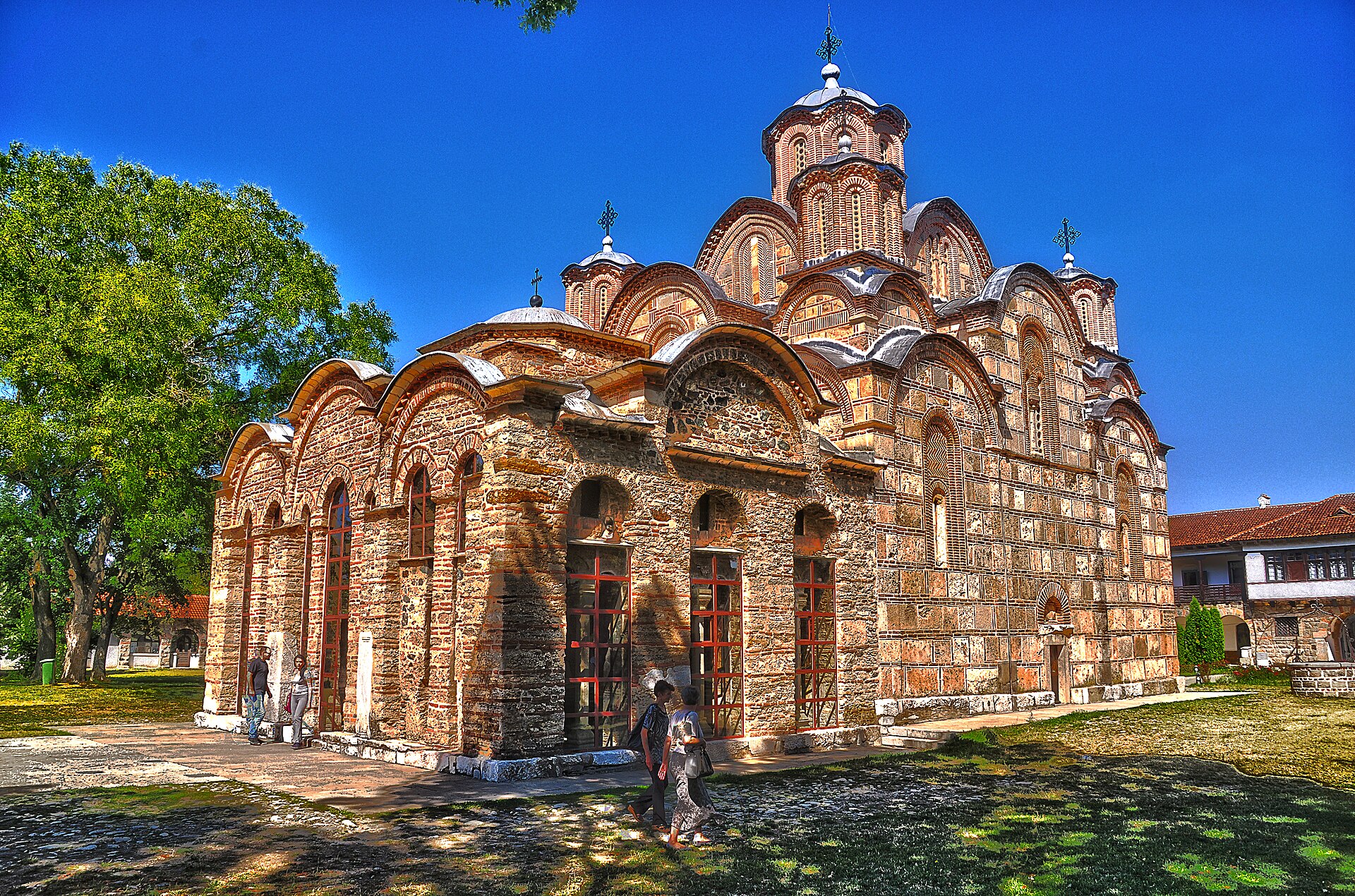 The monastery church of Gračanica