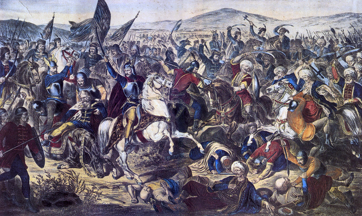 Adam Stefanović's 1870 painting The Battle of Kosovo