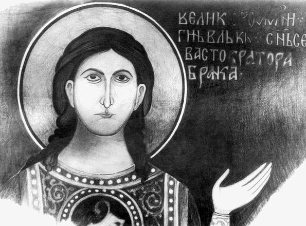 Traditional portrait of Vuk Branković